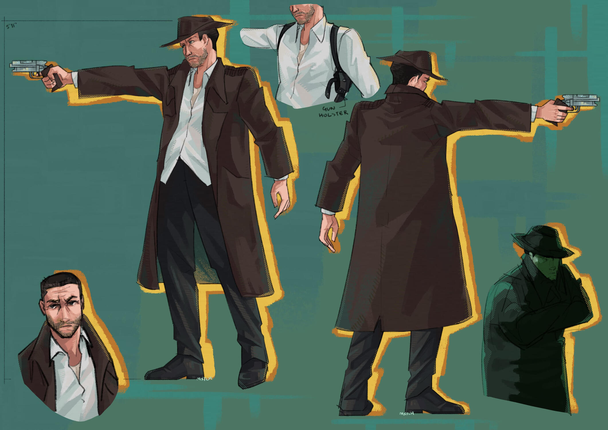 Cyberpunk TTRPG Detective Design Cyberpunk TTRPG Detective Design
