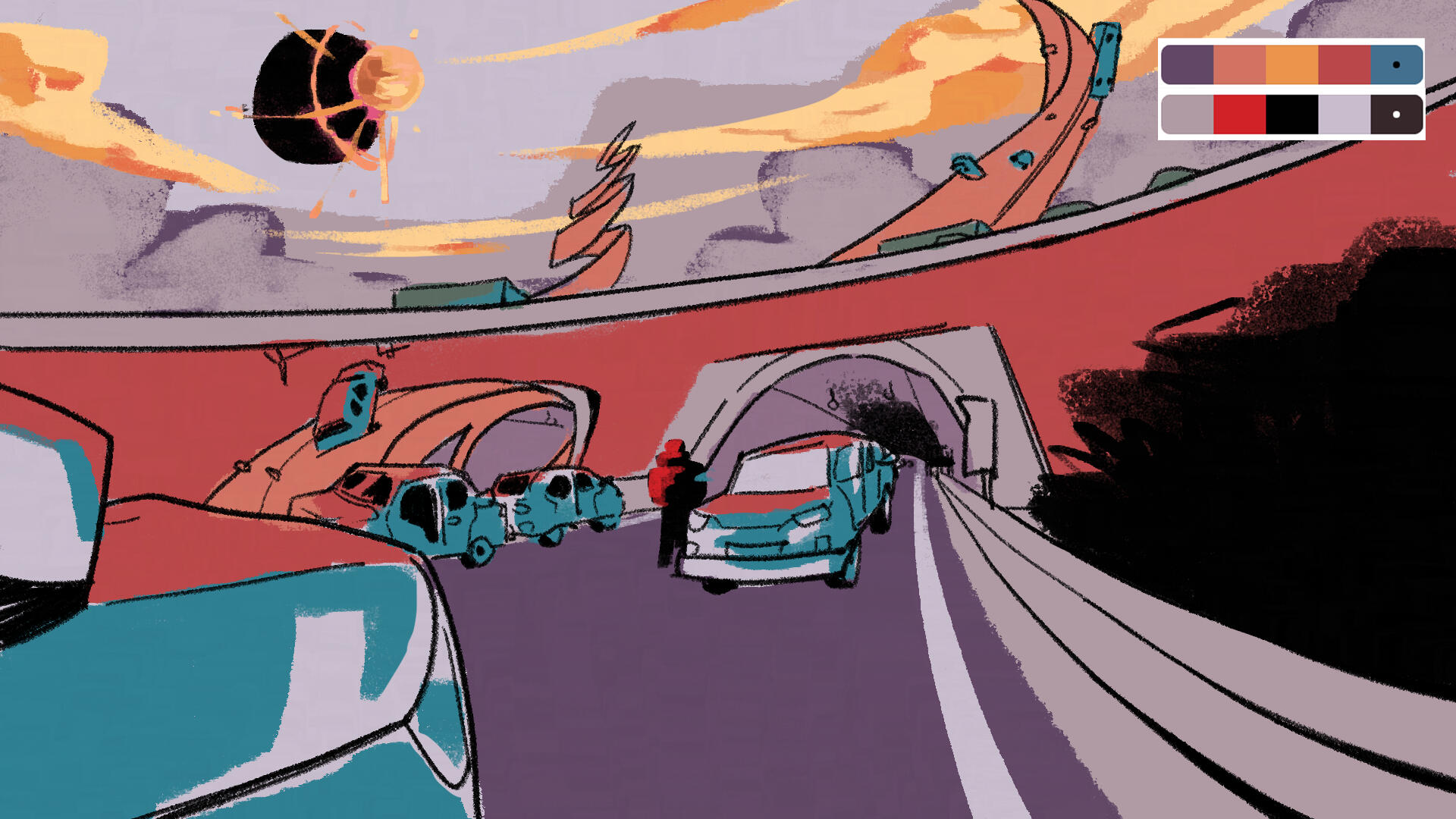 Early Scene and Colour Concept Early Scene and Colour Concept